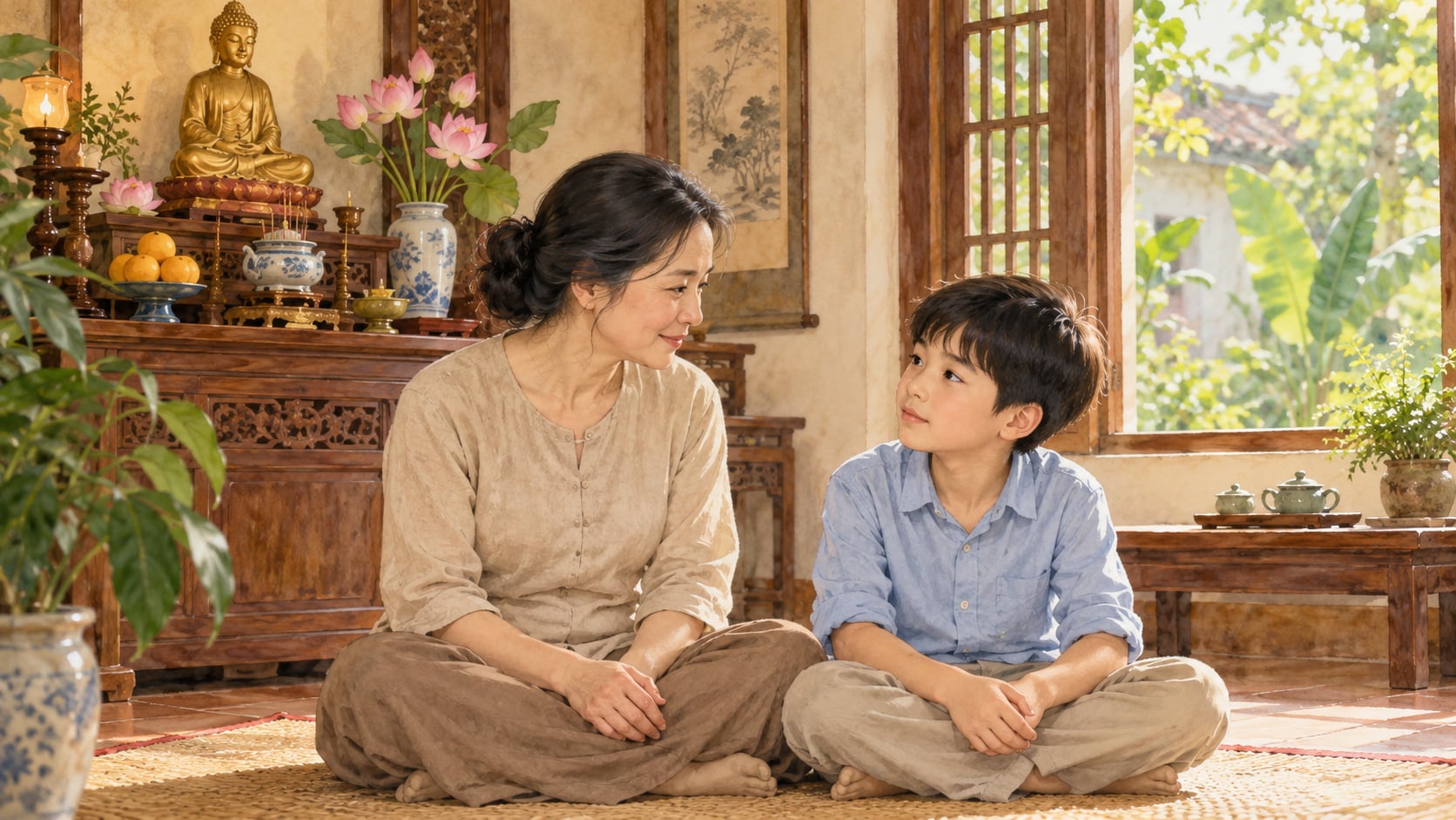 Con cái chưa ngoan, cầu Phật gia hộ có giúp ích gì không?
