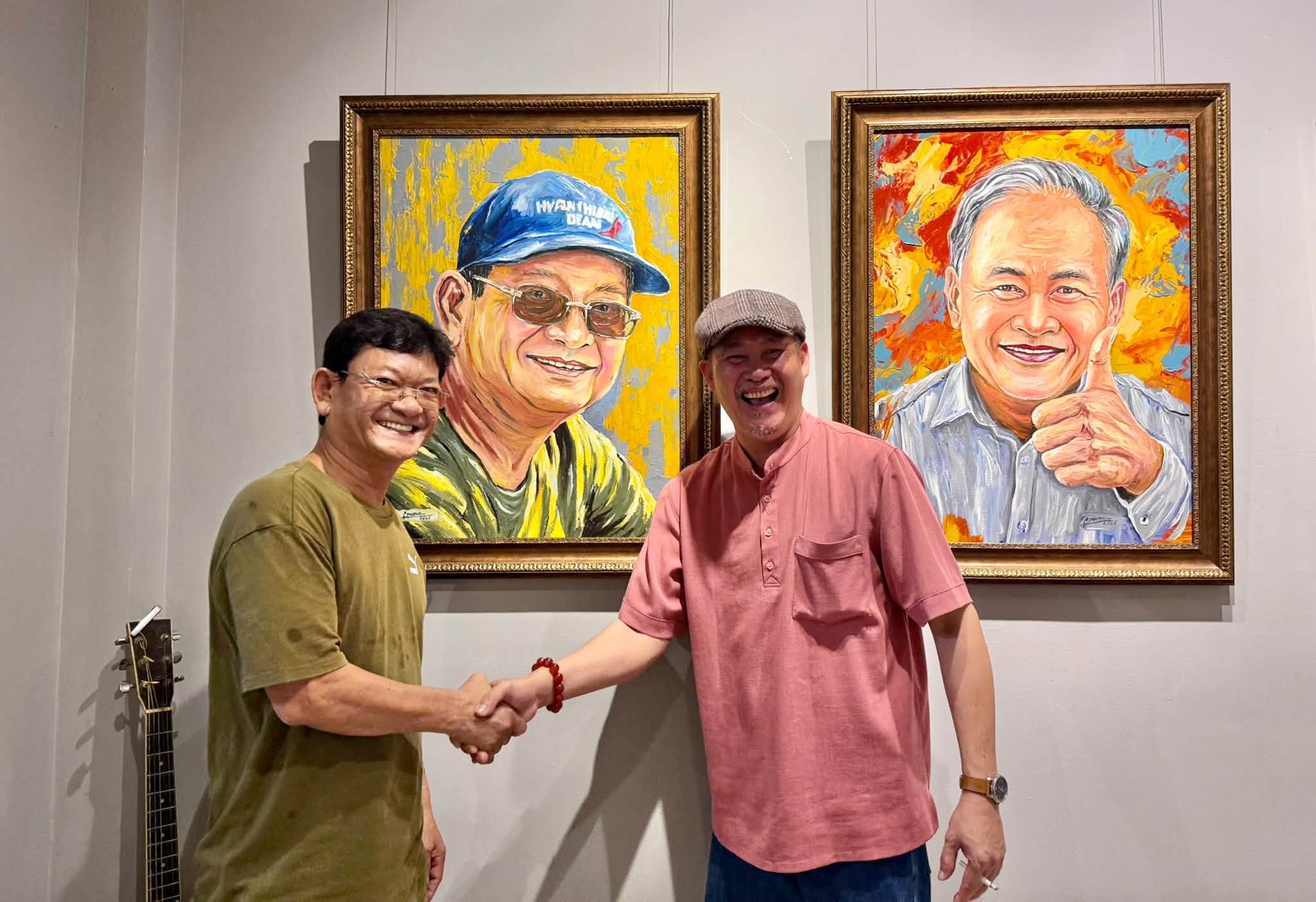 Vì sao tranh Đạt Ma có mặt ở triển lãm ‘Cười’ của Giang Phong? 3