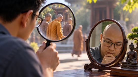 Suốt ngày “soi” người tu sai, mình thực hành khi nào?