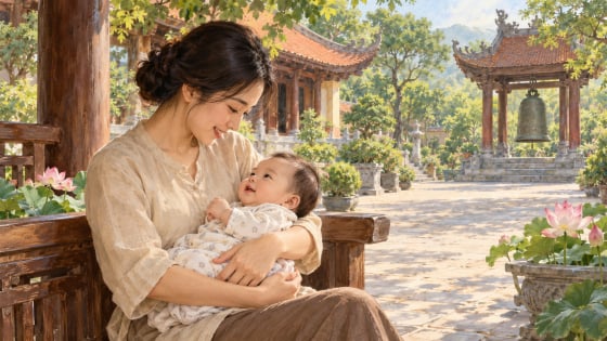 Đừng chữa quấy khóc của trẻ bằng chuông chùa